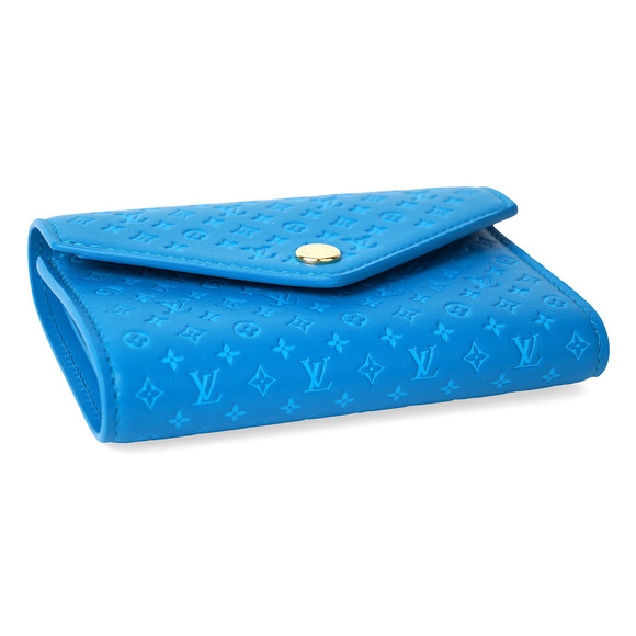 Louis Vuitton Nanogram Portefeuille Victorine Blue - Picture 3 of 9